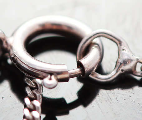 PRETTY ANTIQUE CUT DEEP PINK NATURAL RUBY & CUBIC ZIRCONIA PENDANT 35CM STERLING SILVER CHAIN. 295