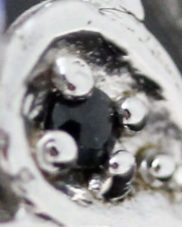 STUNNING LARGE TANZANITE AND SAPPHIRE STERLING SILVER RING. STRONG LILAC COLOUR!