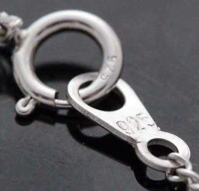 MAGNIFICENT HEAVY OVAL TIGER'S EYE CABOCHON BEZEL SET STERLING SILVER 39CM CHAIN SLIDER STYLE