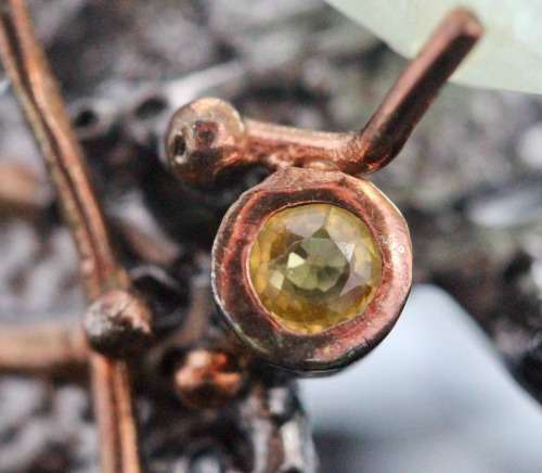 DRAMATIC HANDCRAFTED 925 JEWELLERY ART RING LARGE NATURAL AQUAMARINE GEMSTONE SAPPHIRES & GARNETS