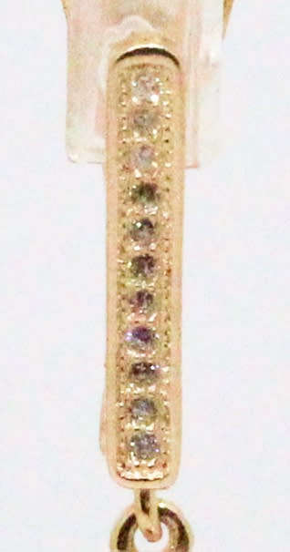 STUNNING REAL RUBY GOLD-HUED STERLING SILVER DROP & DANGLE EARRINGS. 925