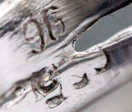 HUGE NATURAL EARTH-MINED ROUGH TANZANITE SET IN STERLING SILVER RING WITH GOLD HUED ACCENTS