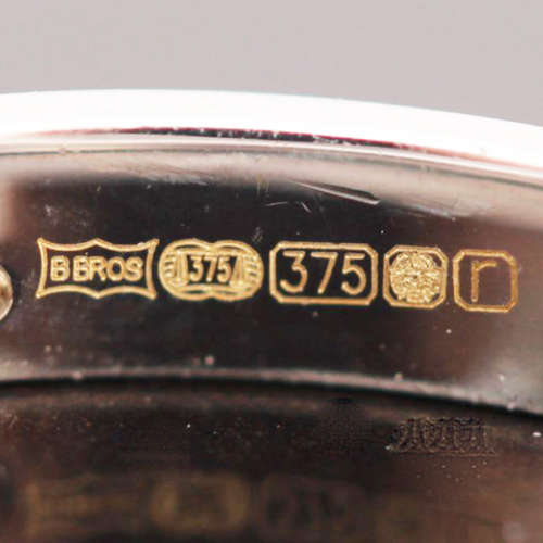 SIMPLE ELEGANT DIAMOND 9CT WHITE GOLD RING TWISTED FEATURE ENGLISH PIECE SHEFFIELD ASSAY