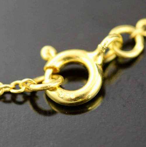 HANDCRAFTED CITRINE BLACK RHODIUM-PLATED SOLID STERLING SILVER PENDANT ON GOLD-HUED STERLING CHAIN