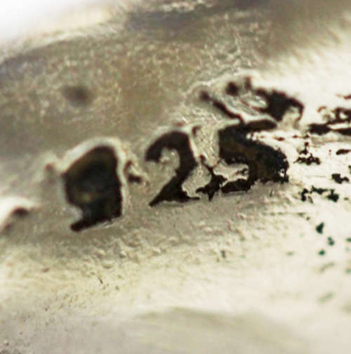 LARGE VINTAGE STERLING SILVER SMOKY QUARTZ AND BLUE SAPPHIRE RING, SLIGHTLY OXIDISED EFFECT. 925