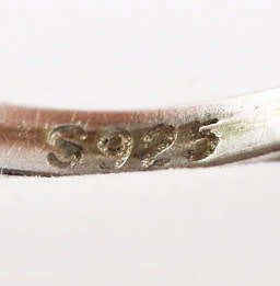 LARGE, LONG, UNHEATED NATURAL GREEN EMERALD SOLID STERLING SILVER RING