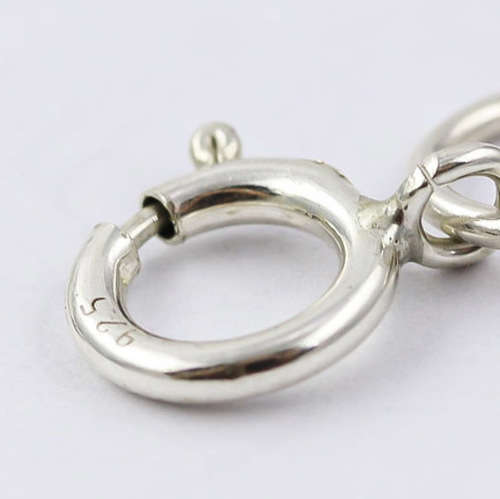 NATURAL AMETHYST NECKLACE STERLING SILVER. OPENWORK GEOMETRIC DESIGN LINK