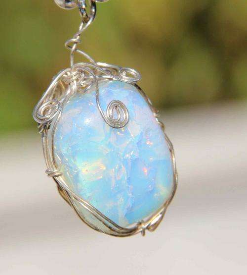 MAGNIFICENT OPAL NECKLACE!!! See images below