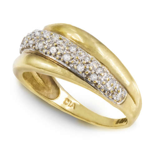 CLASSIC VINTAGE DIAMOND 9CT YELLOW GOLD RING. WELL-HALLMARKED. * JEWELLER EVALUATION R 15`000 *