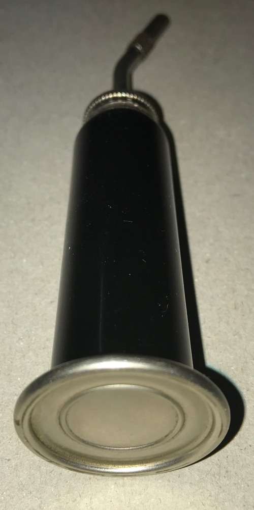 VINTAGE HUILE OIL CAN ELNA SEWING MACHINE THUMB OILER SWISS MADE (1960's)