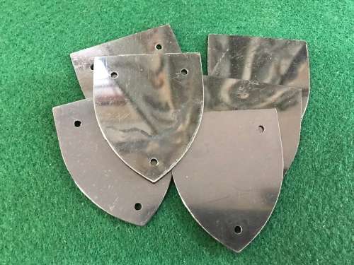 SHOULDER FLASH BACKING "PLATE"  HAND PLASTIC