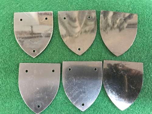 SHOULDER FLASH BACKING "PLATE"  HAND PLASTIC