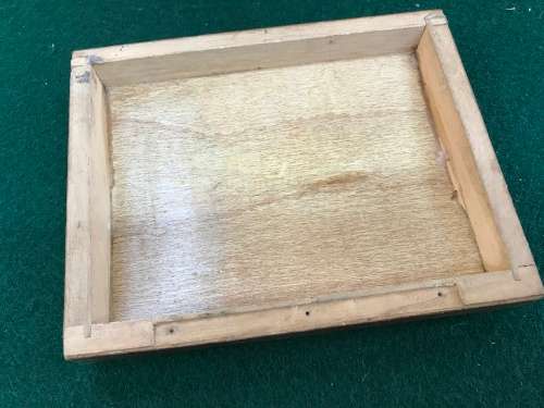 ORNATE WOODEN BOX LID