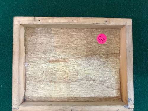 ORNATE WOODEN BOX LID