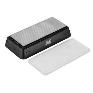 TAIDEA DOUBLE SIDED DIAMOND SHARPENING STONE KITCHEN/ OUTDOOR KNIFE SHARPENER