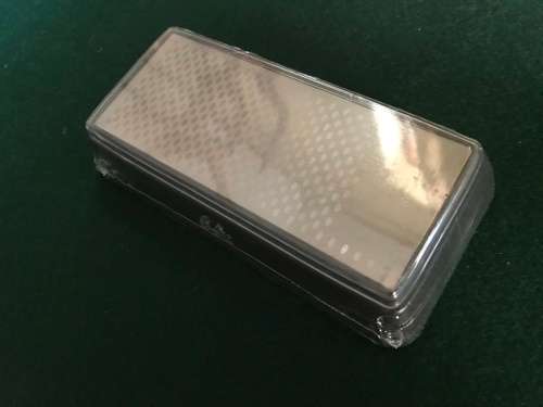 TAIDEA DOUBLE SIDED DIAMOND SHARPENING STONE KITCHEN/ OUTDOOR KNIFE SHARPENER