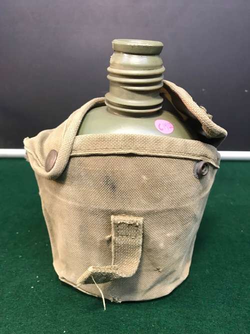 PATTERN 70 WATER BOTTLE (Canteen) & POUCH, 1 LITER. SADF-ARMY