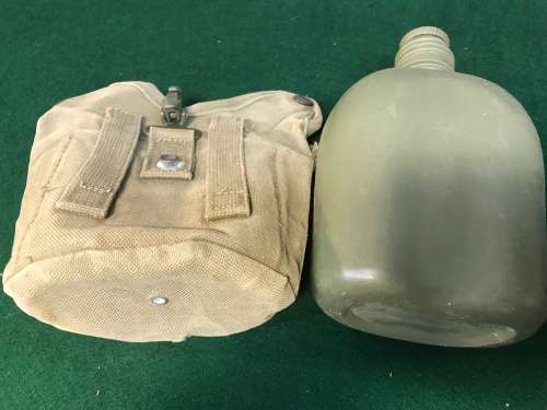 PATTERN 70 WATER BOTTLE (Canteen) & POUCH, 1 LITER. SADF-ARMY