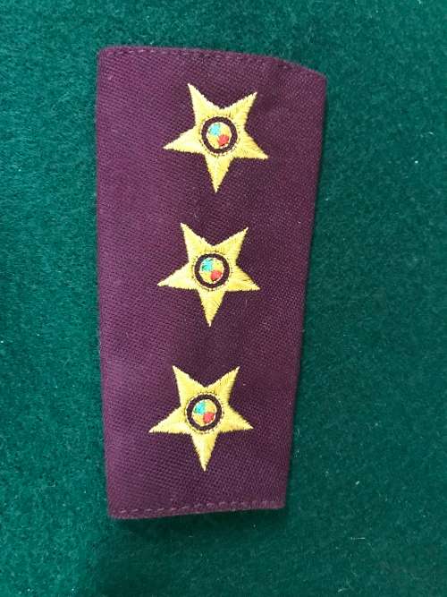 SAMS-SOUTH AFRICAN MEDICAL SERVICES-CAPTAIN SLIP ON RANKEMBROIDERED ###PAYPAL WELCOME ###