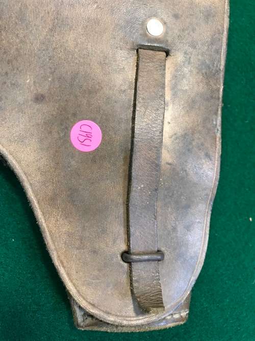 WW 2 -  PATTERN FRENCH MAB LEATHER PISTOL HOLSTER - GENUINE