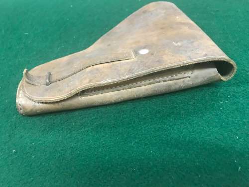 WW 2 -  PATTERN FRENCH MAB LEATHER PISTOL HOLSTER - GENUINE
