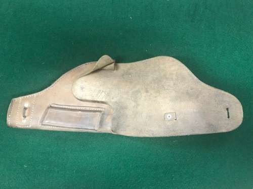 WW 2 -  PATTERN FRENCH MAB LEATHER PISTOL HOLSTER - GENUINE