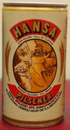 Vintage Beer Can, Hansa Pilsener, Rolled Steel Can, 340ml.
