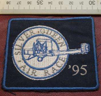 1995, Silver Queen Air Race, Cloth Patch.