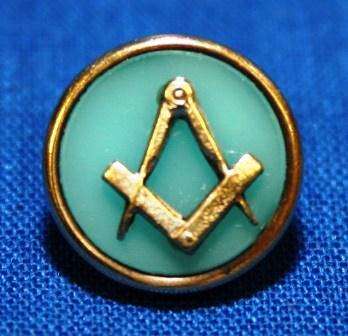 MASONIC BUTTON; VINTAGE