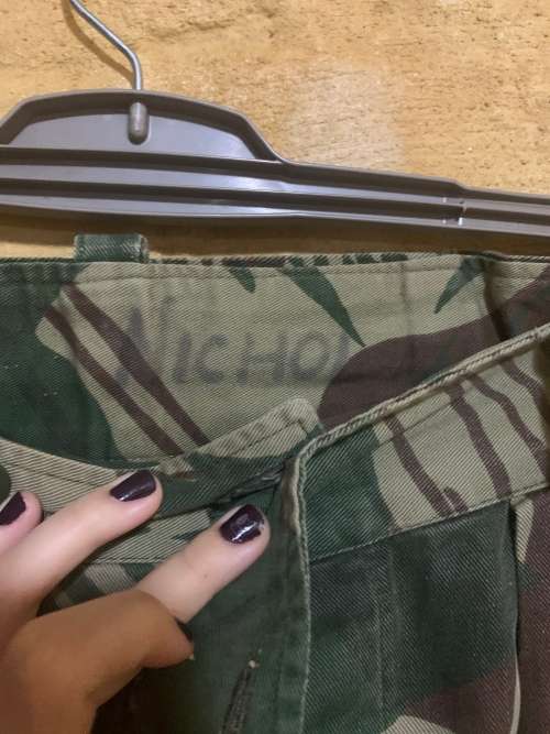 RHODESIAN ARMY - CAMO LONG PANTS FROM BUSH WAR - Circa 1970s - ORIGINAL