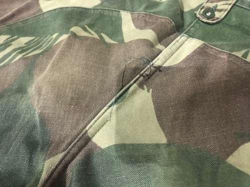 RHODESIAN ARMY - CAMO LONG PANTS FROM BUSH WAR - Circa 1970s - ORIGINAL