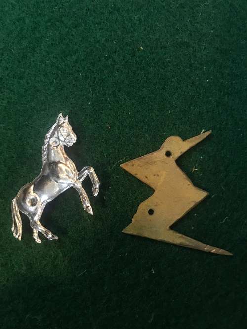 SADF - TECHNICALLY SERVICE CORPS / TDK - BERET BADGE