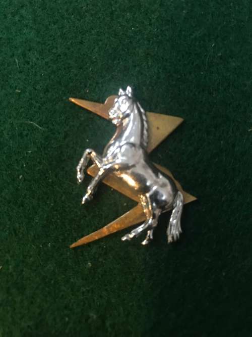 SADF - TECHNICALLY SERVICE CORPS / TDK - BERET BADGE