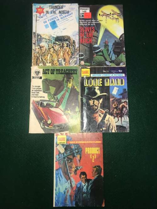 WAR COMICS - Lot Of 5