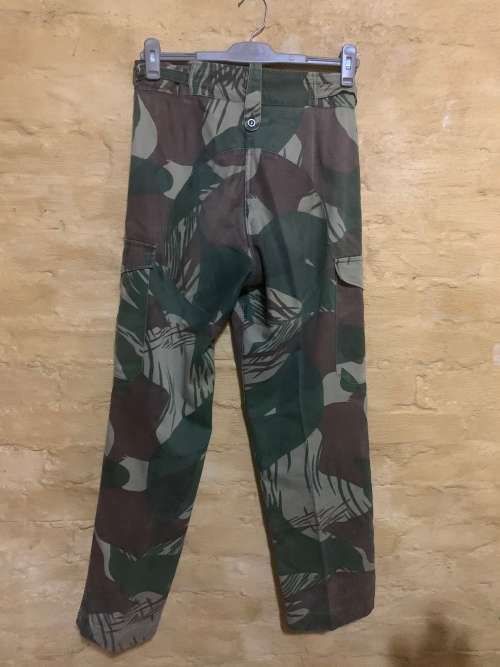 RHODESIAN ARMY - CAMO LONG PANTS FROM BUSH WAR - Circa 1970s - ORIGINAL