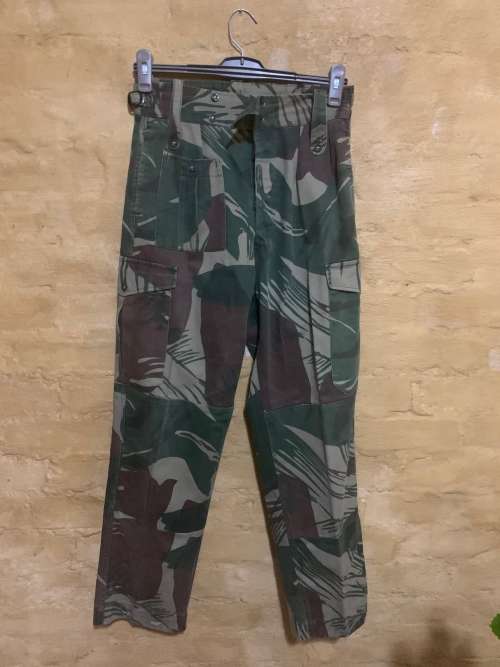 RHODESIAN ARMY - CAMO LONG PANTS FROM BUSH WAR - Circa 1970s - ORIGINAL