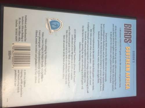 Birds Of Southern Africa- VHS