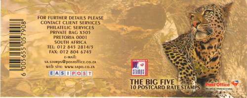 THE BIG 5 BOOKLET NO 72 BOOKLET 31/7/2007 AS NEW UMM