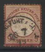 GERMAN EMPIRE 1872 9KR VFU CV R10,000