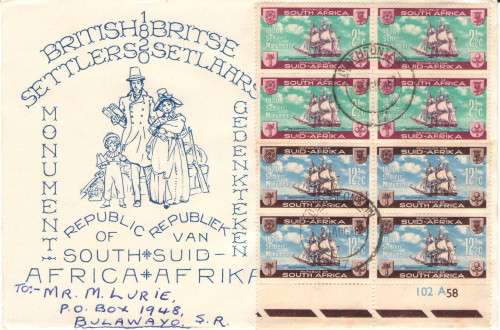 FDC 1820 BRITISH SETTLERS GOOD CONDITION