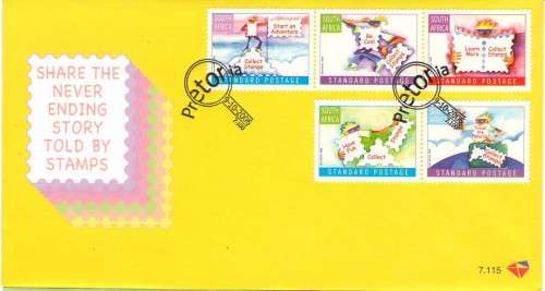 7.115 WORLD POST DAY 7TH SERIES FDC AS ISSUED