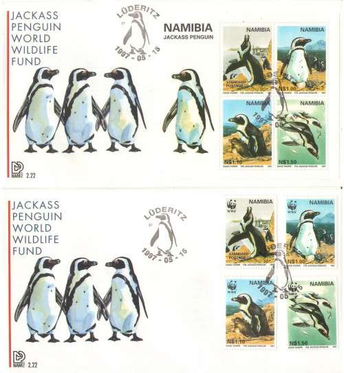 NAMIBIA FDC 2.22 & 2.22A