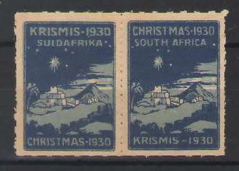 CHRISTMAS STAMPS 1930 PAIR UMM