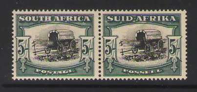 SACC62 5/- PICTORIAL WITH FLAW AND VARIETY LMM