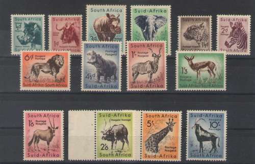 1954 ANIMAL DEFINITIVES FULL SET SUPERB UMM CV450