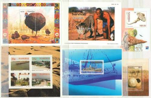 NAMIBIA MINISHHETS X 6 UMM