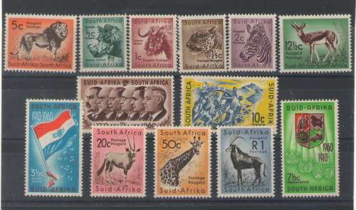 1959 DECIMAL ANIMAL DEFINITIVES FULL SET SUPERB UMM