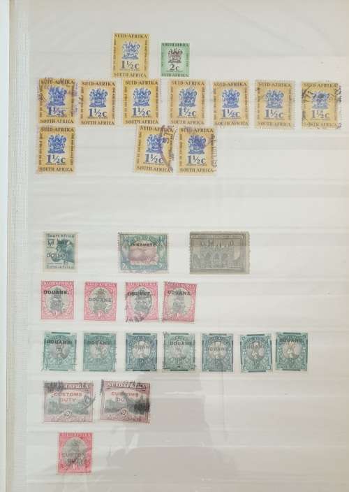 REVENUE STAMPS IN GOOD STOCKBOOK 14 SCANS