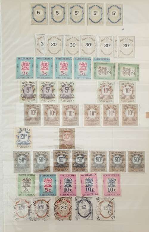 REVENUE STAMPS IN GOOD STOCKBOOK 14 SCANS