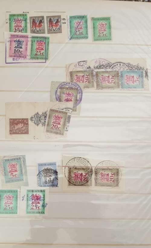 REVENUE STAMPS IN GOOD STOCKBOOK 14 SCANS